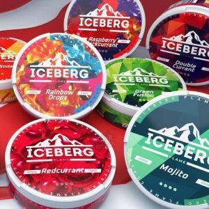 Жевательный табак "Iceberg Flame" со вкусом Малины